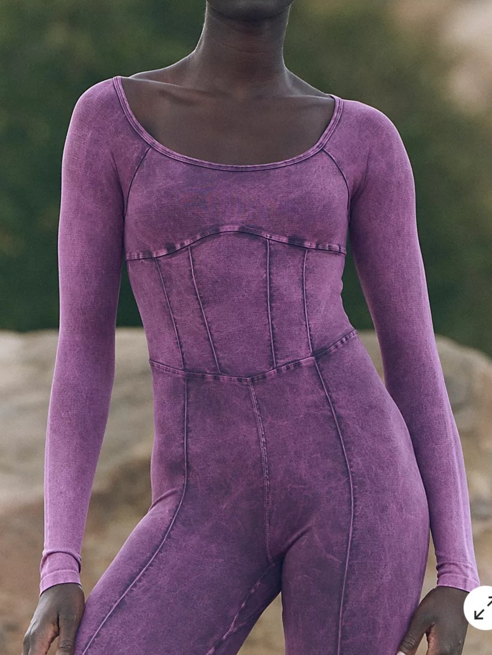 Good Karma Corset Long Sleeve Onesie